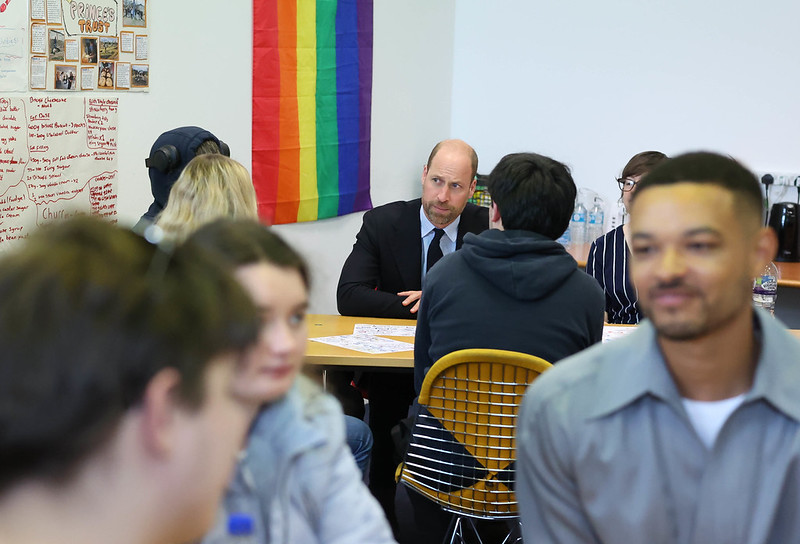 The Prince took part in a workshop with young people and discussed the direction of Project Flourish and how it could best help them, before meeting with local and national employers who will be part of Project Flourish, including Specsavers and Amey at Aberdeen Foyer. Picture by Andrew Parsons / Kensington Palace